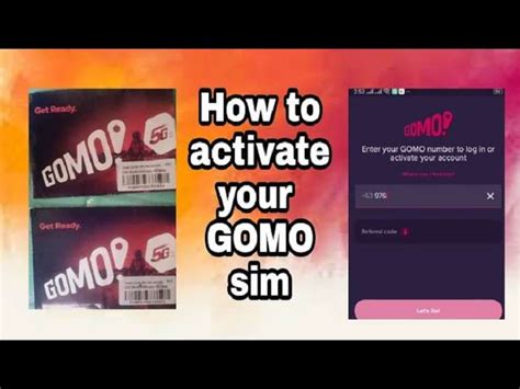 How To Activate GOMO SIM [5G and LTE] .
